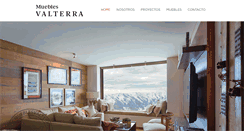 Desktop Screenshot of mueblesvalterra.cl
